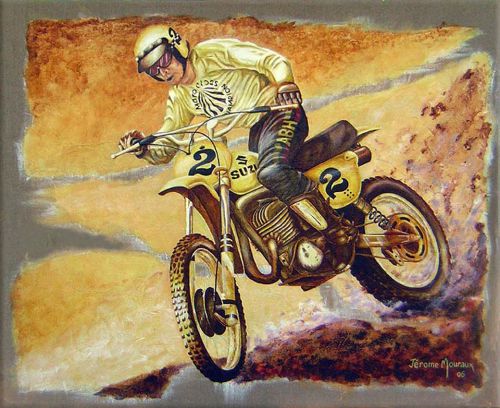 peinture motocross Roger Decoster