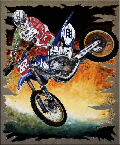 peinture motocross Antonio Cairoli
