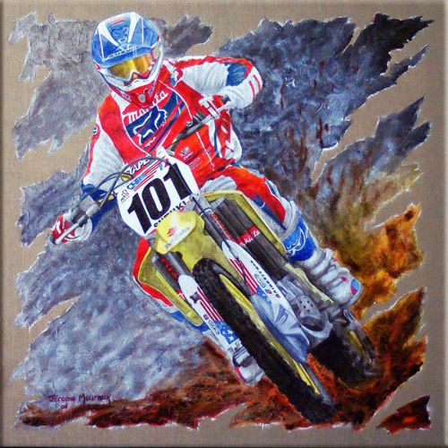 peinture motocross Ricky Carmichael