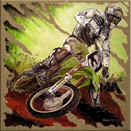 peinture motocross Sebastien Tortelli