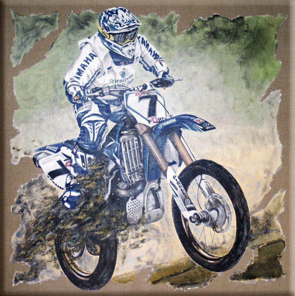 zoom tableau motocross Arnaud Demeester zoom tableau motocross Arnaud Demeester