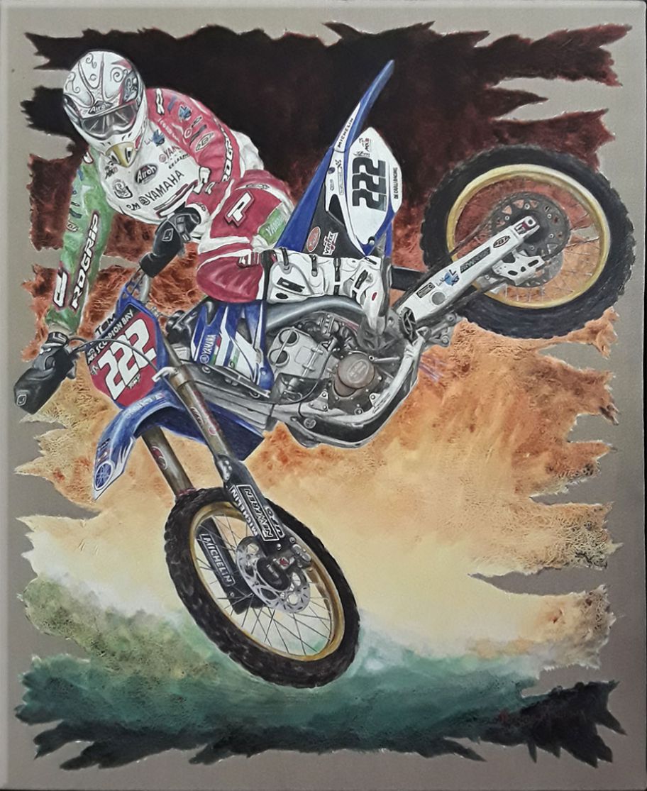 zoom sur le tableau motocross d‘Antonio Cairoli