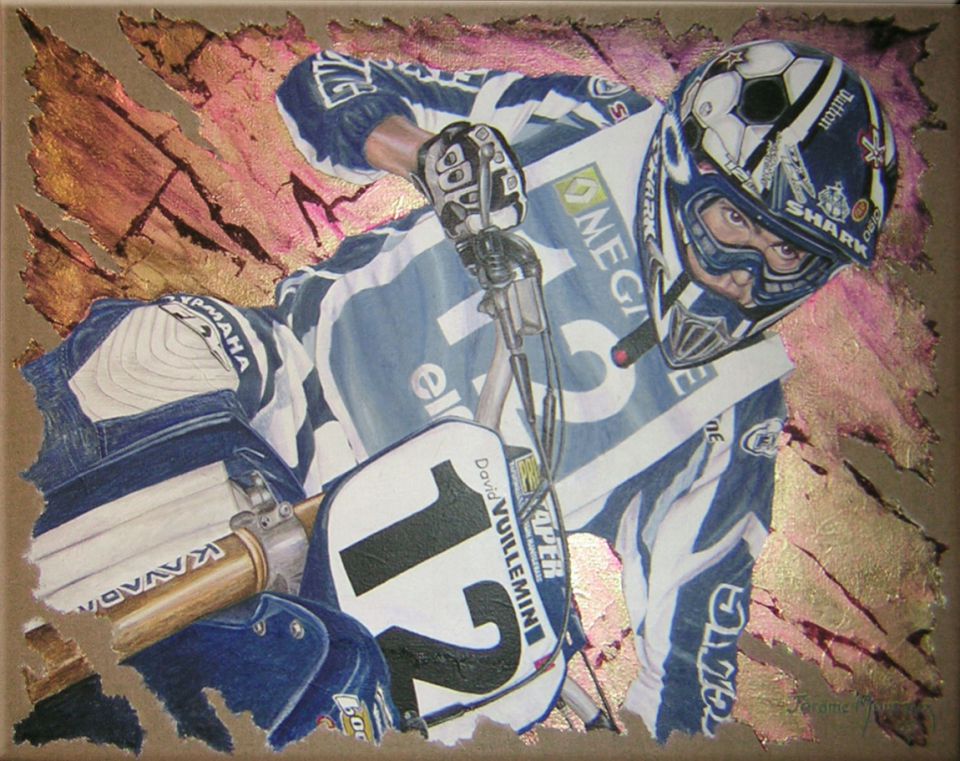 peinture supercross David Vuillemin 