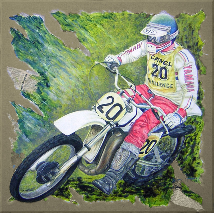 zoom tableau motocross Heikki Mikkola