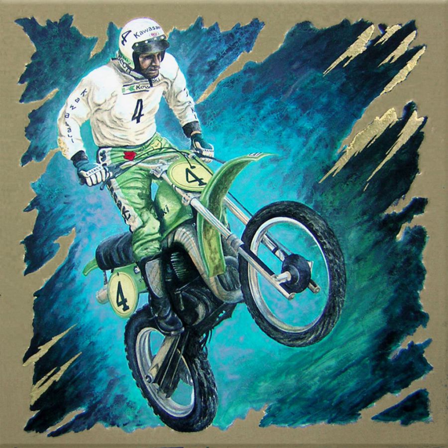 zoom peinture motocross